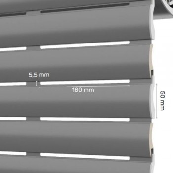 Tapparella Arialuce Alluminio – Profilo Largo