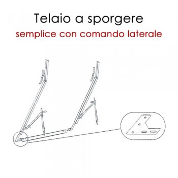 Struttura a Sporgere – Leva Laterale per Avvolgibili