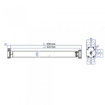 Confezione 5 Motoriduttori con Sblocco – 80 Nm | 160 kg