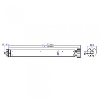 Motore Tubolare per Tende – 80 Nm | 160 kg