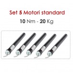 Confezione 5 Motoriduttori – 10 Nm | 20 kg