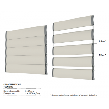 Tapparella Double Space – Alluminio Innovativo