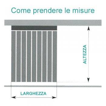 Tenda a Bande Verticali – 89 mm su Misura Tenda a Bande Verticali – 89 mm su Misura