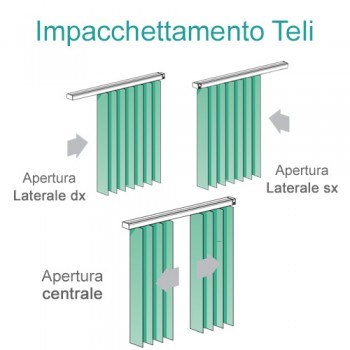 Tenda a Bande Verticali – 89 mm su Misura Tenda a Bande Verticali – 89 mm su Misura