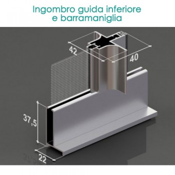 Zanzariera Orizzontale a Rullo – 1 Anta su Misura