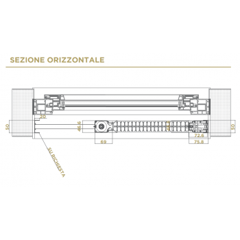 Zanzariera Elettrica Feel Power – Scorrevole Orizzontale