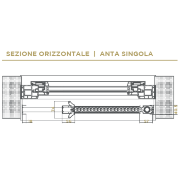 Zanzariera Free Silent – Scorrevole Silenziosa