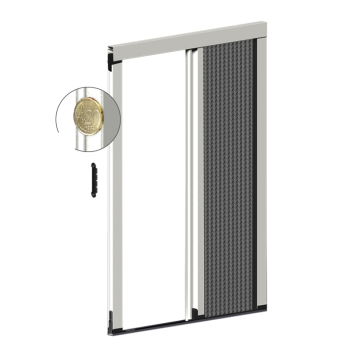 Zanzariera Plissettata 1 Anta – Ingombro 22 mm