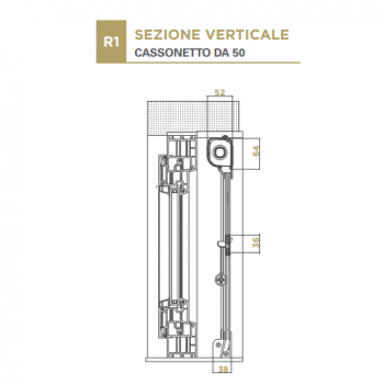 Zanzariera Avvolgibile Effe – Apertura Verticale Versione Base