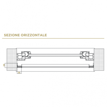 Zanzariera Avvolgibile Effe – Apertura Verticale Versione Base
