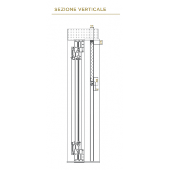 Zanzariera Verticale Plissettata a Scorrimento