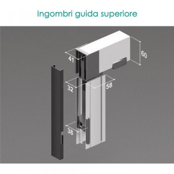 Zanzariera Plissettata 1 Anta – Ingombro 41 mm Zanzariera Plissettata 1 Anta – Ingombro 41 mm