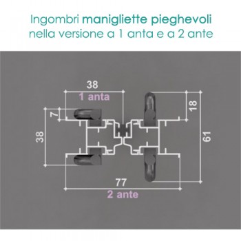 Zanzariera Plissettata 1 Anta – Ingombro 41 mm Zanzariera Plissettata 1 Anta – Ingombro 41 mm