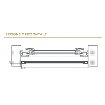 Zanzariera Verticale Plissettata a Scorrimento