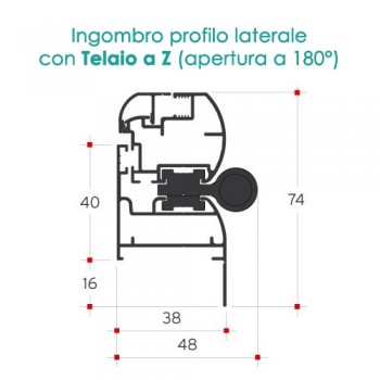 Zanzariera Magnetica a Porta Battente – 1 Anta