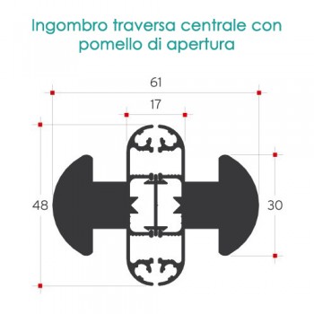 Zanzariera Magnetica a Porta Battente – 1 Anta