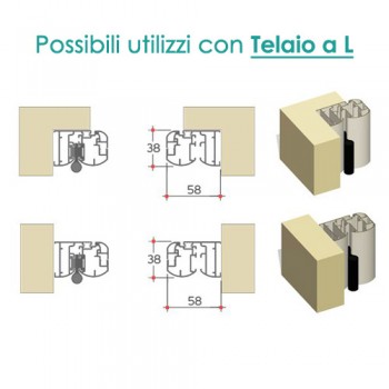 Zanzariera Magnetica a Porta Battente – 1 Anta