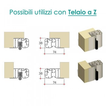 Zanzariera Magnetica a Porta Battente – 1 Anta