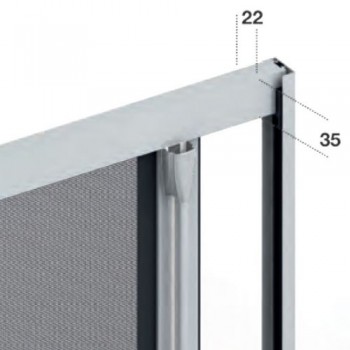 Zanzariera Scorrevole Laterale – Ingombro 32 mm