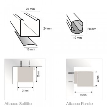 Tenda Veneziana Slider – 16 mm su Misura Tenda Veneziana Slider – 16 mm su Misura