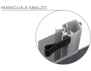 Maniglia a sbalzo